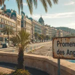 Monument Nice : Promenade des Anglais à Nice, Baie des Anges