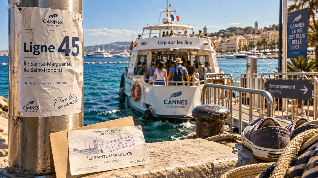 Navette plage côte d azur Ligne 45 gratuite et bateaux vers Saint-Tropez