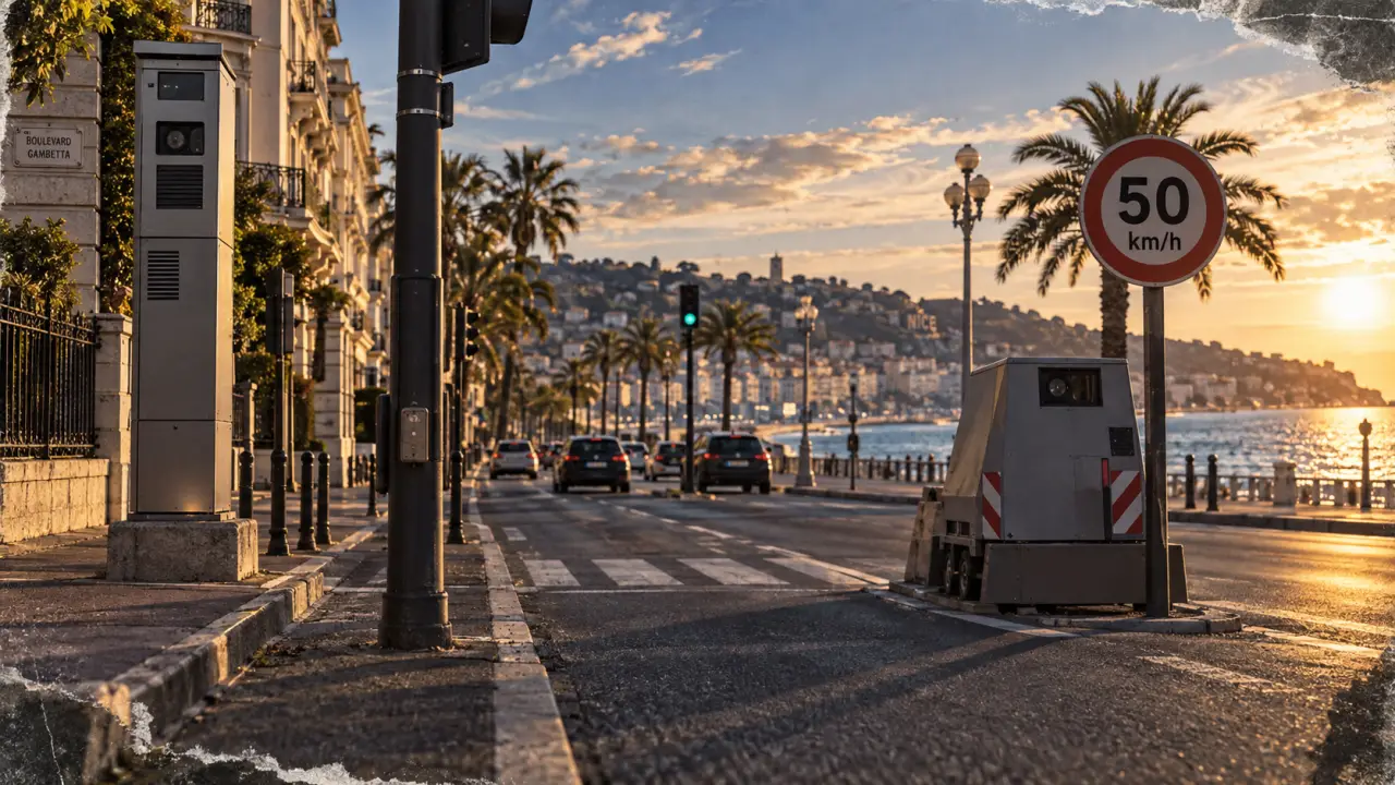 Radar Nice Promenade des Anglais : radar Gambetta et contrôle mobile