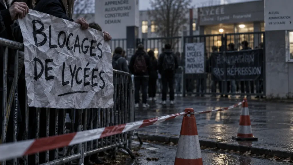 Blocages de lycées : 34 gardes à vue après des incidents dans les Alpes-Maritimes