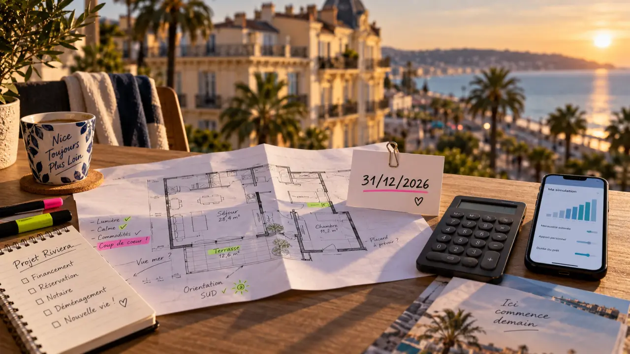 Immobilier neuf Nice : plan appartement, terrasse et livraison