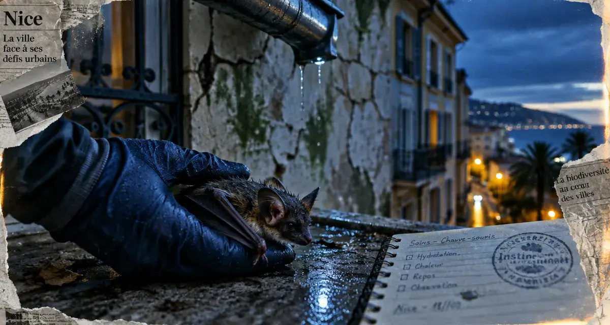 À Nice, des chauves-souris contaminées au plomb tombent de leurs gîtes