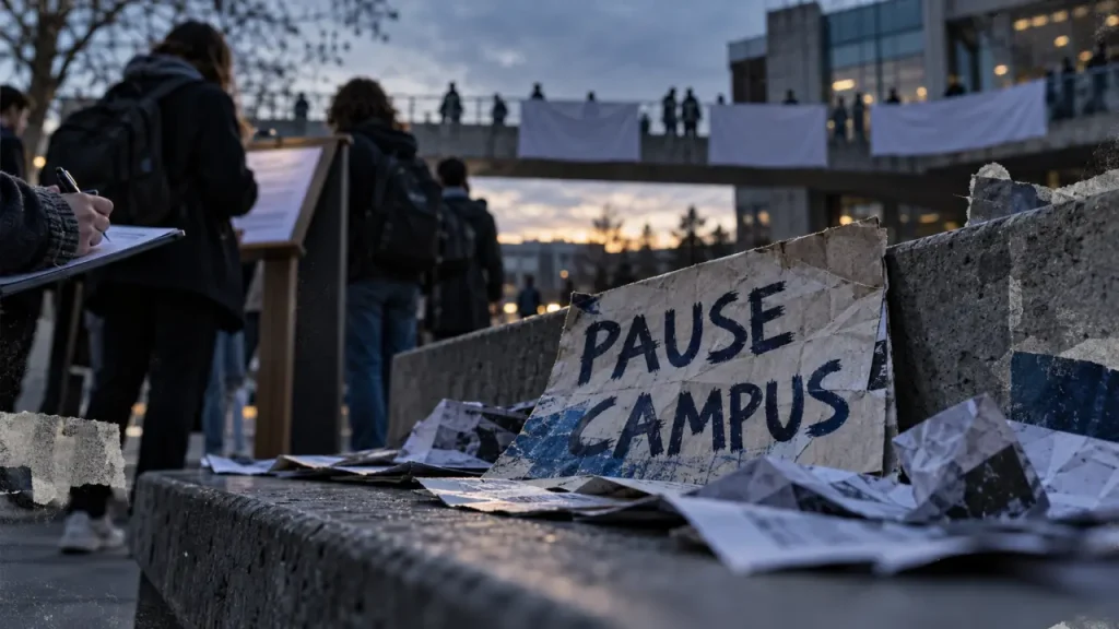 À Nice, les étudiants divisés sur la suite du mouvement