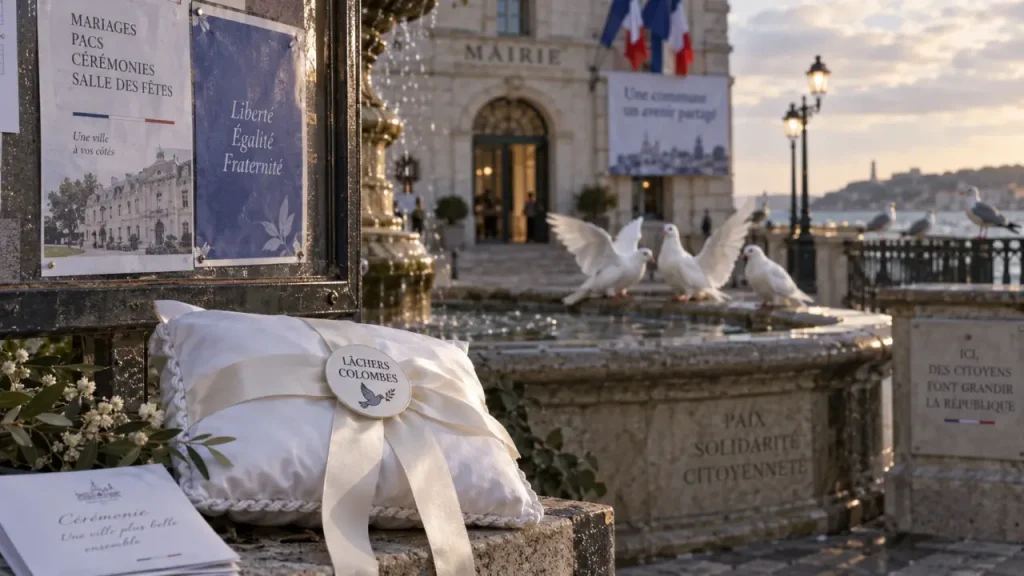 Nice interdit les lâchers de colombes lors des cérémonies et mariages