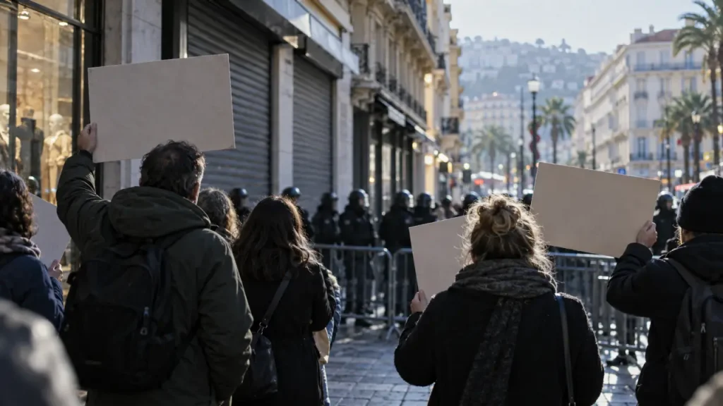 Nice : environ 1 000 manifestants contre la vie chère malgré l’interdiction
