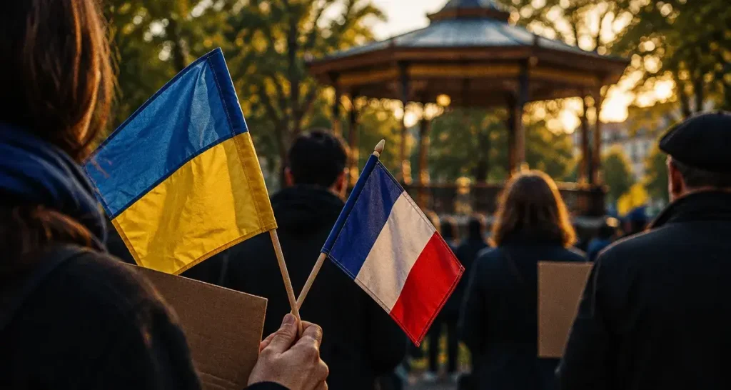 À Nice, la communauté ukrainienne célèbre 35 ans d’indépendance
