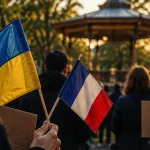 À Nice, la communauté ukrainienne célèbre 35 ans d’indépendance