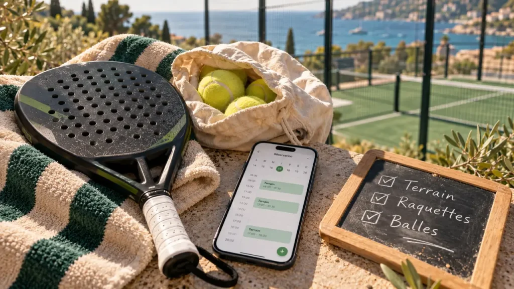Padel Nice : réservation d’un court de padel jusqu’à 20€
