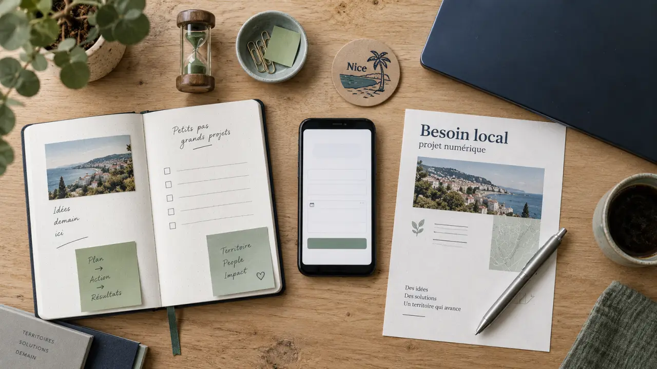 Projets numériques Nice : besoin local, réservation sur smartphone