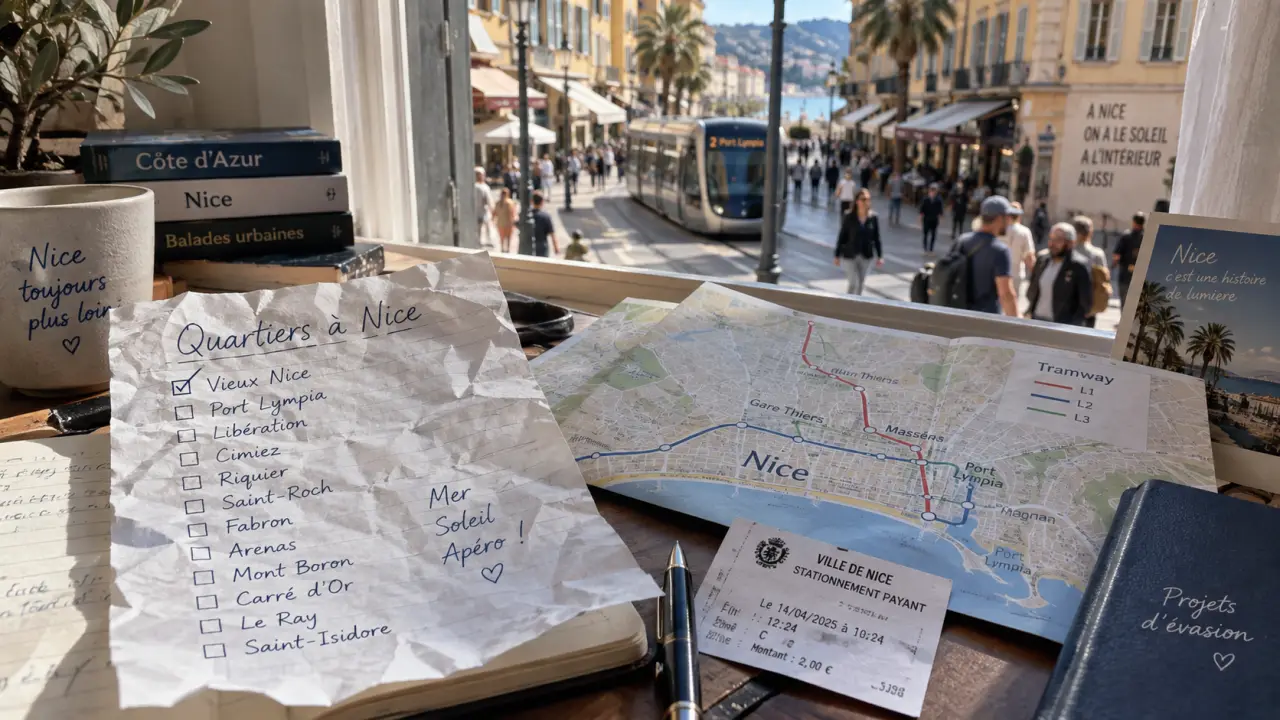 Se loger nice : plan et checklist des quartiers à Nice, ambiance urbaine tram