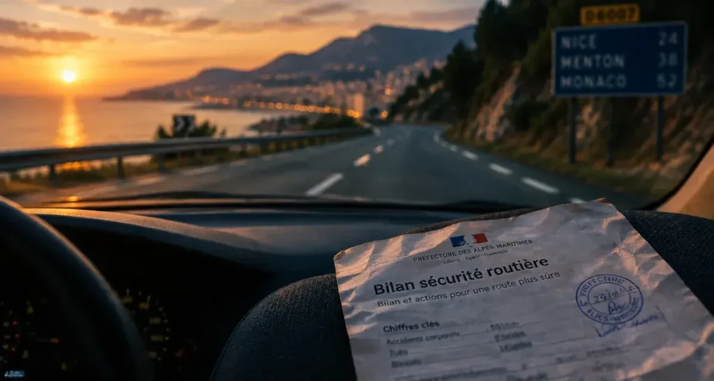 Sept morts sur les routes des Alpes-Maritimes en septembre