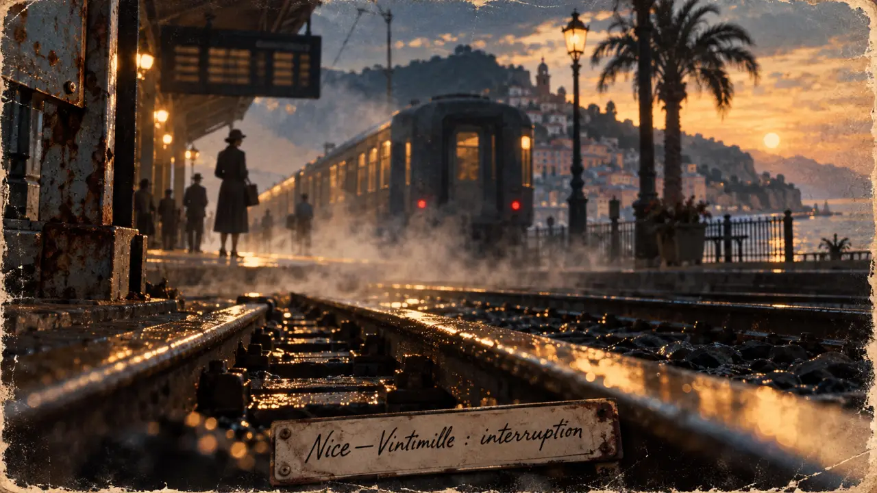 Trains Nice-Vintimille : trafic interrompu les 10 et 11 novembre