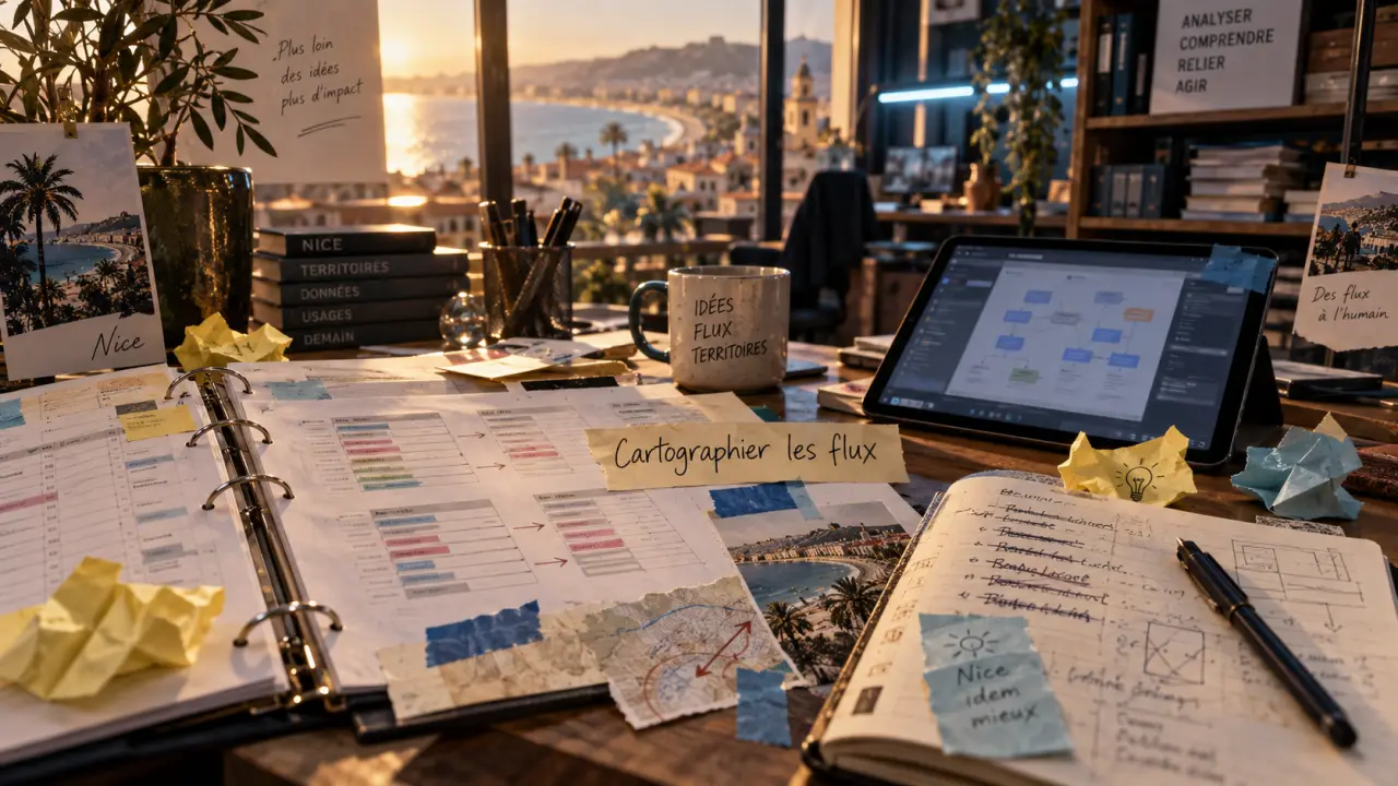 Transformation numérique Nice : cartographier les flux au bureau