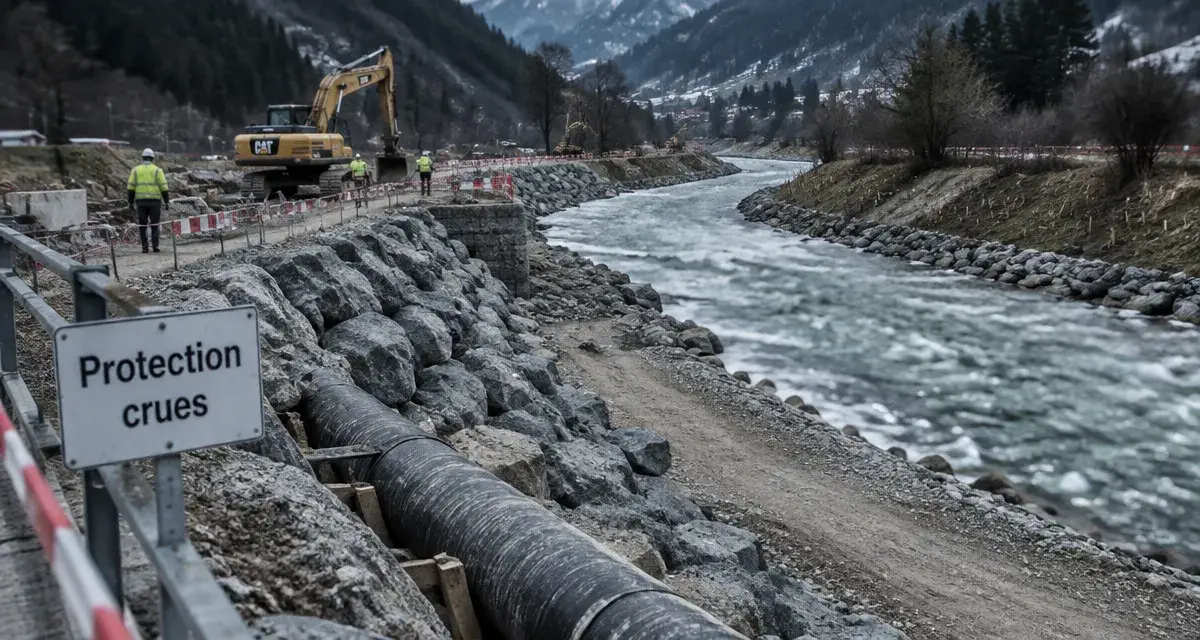 Vésubie : deux à trois ans de travaux pour renforcer la protection contre les crues